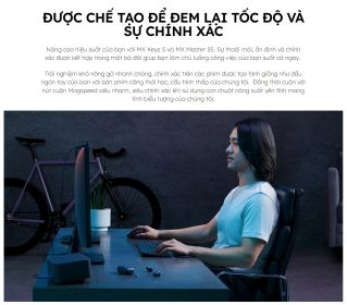 COMBO BÀN PHÍM VÀ CHUỘT KHÔNG DÂY LOGITECH MX KEYS S GRAPHITE - bảo hành chính hãng 12 tháng 5 combo ban phim va chuot khong day logitech mx keys s graphite 920 011605 1