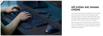 COMBO BÀN PHÍM VÀ CHUỘT KHÔNG DÂY LOGITECH MX KEYS S GRAPHITE - bảo hành chính hãng 12 tháng 7 combo ban phim va chuot khong day logitech mx keys s graphite 920 011605 3