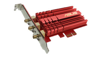 Card mạng ASUS PCE-AC68 (2.4GHz và 5GHz / Wifi 5 / AC1900) bảo hành chính hãng 36 tháng 13 heat