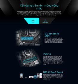 MAINBOARD ASUS PRIME H510M-K (INTEL H510, SOCKET 1200, M-ATX, 2 KHE RAM DDR4) bảo hành chính hãng 36 tháng 9 mainboard asus prime h510m k mota2