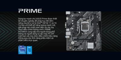 MAINBOARD ASUS PRIME H510M-K (INTEL H510, SOCKET 1200, M-ATX, 2 KHE RAM DDR4) bảo hành chính hãng 36 tháng 7 mainboard asus prime h510m k mota4