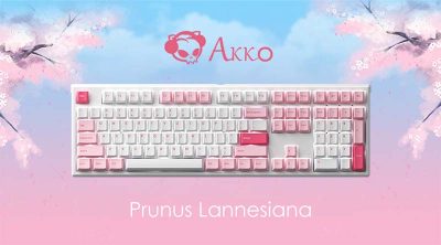 Bàn phím cơ MonsGeek MG108 Prunus Lannesiana (White LED / AKKO cs switch) bảo hành chính hãng 12 tháng 7 monsgeek mg108 prunus lannesiana 01