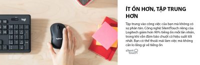 CHUỘT KHÔNG DÂY LOGITECH M221 XANH (USB) bảo hành chính hãng 12 tháng 7 mouse logitech m221 wireless blue 006