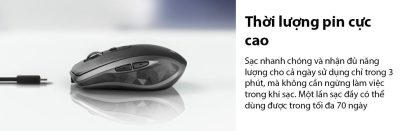 Chuột Logitech MX Master 2S Wireless - bảo hành chính hãng 12 tháng 10 mouse logitech mx anywhere 2s wireless black 004