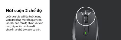 Chuột Logitech MX Master 2S Wireless - bảo hành chính hãng 12 tháng 11 mouse logitech mx anywhere 2s wireless black 005