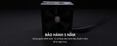 NGUỒN MÁY TÍNH COOLER MASTER MWE GOLD 750 - V2 750W ( 80 PLUS GOLD/MÀU ĐEN/FULL MODULAR) bảo hành chính hãng 60 tháng 14 mwe 750 v2 1