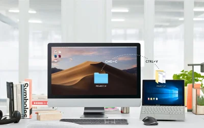 Chuột không dây Logitech MX Master 3S For Mac Pale Grey - bảo hành chính hãng 12 mx master full screen feature 4 image desktop