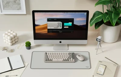 Chuột Không Dây Logitech Pop Emoji MIST SAND ( USB | Bluetooth | Xám ) bảo hành chính hãng 12 tháng 8 pop cross sell mist no headset palmrest