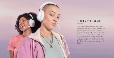 TAI NGHE CHƠI GAME KHÔNG DÂY LOGITECH G735 MÀU TRẮNG (WIRELESS/BLUETOOTH 5.2) bảo hành chính hãng 8 tai nghe choi game khong day logitech g735 mau trang wireless bluetooth 52