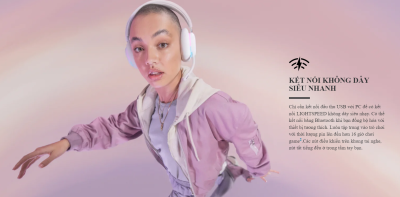 TAI NGHE CHƠI GAME KHÔNG DÂY LOGITECH G735 MÀU TRẮNG (WIRELESS/BLUETOOTH 5.2) bảo hành chính hãng 10 tai nghe choi game khong day logitech g735 mau trang wireless bluetooth 54