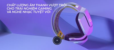 TAI NGHE GAMING LOGITECH G733 LIGHTSPEED WIRELESS 7.1 RGB WHITE/ bảo hành chính hãng 9 tai nghe gaming logitech lightspeed g733 wireless rgb 01