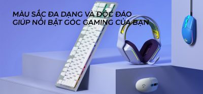 TAI NGHE GAMING LOGITECH G733 LIGHTSPEED WIRELESS 7.1 RGB WHITE/ bảo hành chính hãng 12 tai nghe gaming logitech lightspeed g733 wireless rgb 05