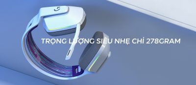 TAI NGHE GAMING LOGITECH G733 LIGHTSPEED WIRELESS 7.1 RGB WHITE/ bảo hành chính hãng 10 tai nghe gaming logitech lightspeed g733 wireless rgb 07