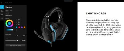 TAI NGHE LOGITECH G633S 7.1 GAMING HEADSET/bảo hành chính hãng 12 tháng 10 tai nghe logitech g633s 74