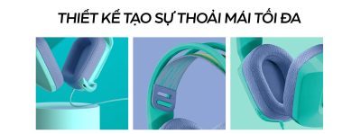 TAI NGHE GAMING LOGITECH G335 TRẮNG/bảo hành chính hãng 8 tinh nang cua tai nghe gaming logitech g335