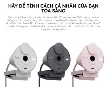 webcam logitech brio 300 3
