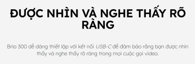 webcam logitech brio 300 6
