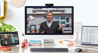 WEBCAM LOGITECH BRIO 4K STREAM EDITION - MÀU ĐEN/BẢO HÀNH CHÍNH HÃNG 12 THÁNG 7 webcam logitech brio 4k stream edition mau den 1