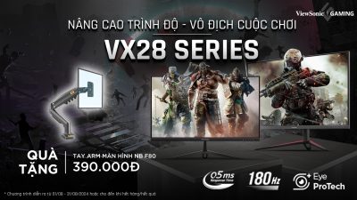Chương trình khuyến mãi màn hình gaming ViewSonic 1 VX28 Promotion