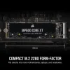 Ổ cứng SSD Corsair MP600 CORE XT 1TB M.2 2280 PCIe NVMe Gen 4.0x4 (Đoc 5000MB/s, Ghi 3500MB/s) - (CSSD-F1000GBMP600CXT) 1 o cung ssd corsair 1t mp600 core xt 36256042748043d4a3bded6db60065bb master
