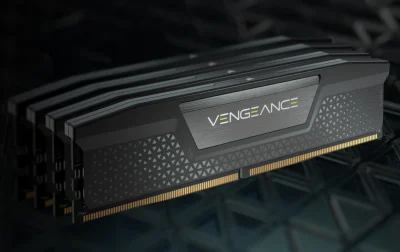Bộ nhớ ram gắn trong Corsair DDR5, 5200MHz 16GB DIMM, Vengeance LPX Black Heatspreader, C40, 1.25V 3 vengeance blk mb 2x