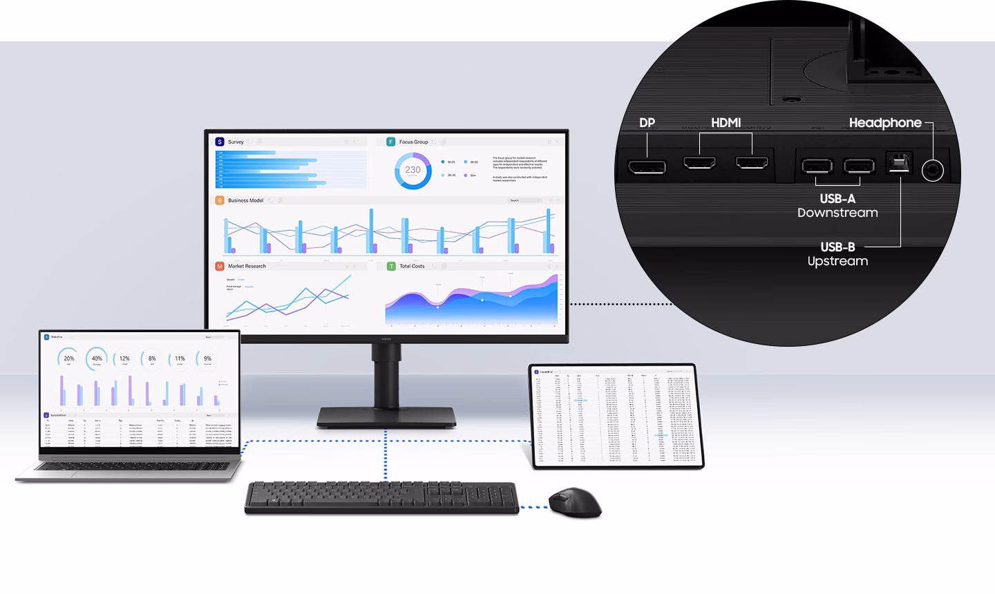 Màn Hình SAMSUNG LS22D400GAEXXV (22 inch - IPS - FHD - 5ms - 100Hz) 15 7878vn feature connect to more 544161647