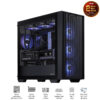 Vỏ Case ASUS A21 Black (Matx, Màu Đen) bảo hành 2 năm 1 A21 BLK 01