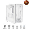 Vỏ Case ASUS A21 WHT (Mid Tower / Màu Trắng) bảo hành 2 năm 1 A21 WHT 01