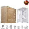 Vỏ case máy tính ASUS A31 TG WHITE (ATX, tương thích MB giấu dây, hỗ trợ lắp lên tới 10 quạt 120mm) bảo hành 2 năm 1 A31 WHT 01