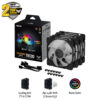 Bộ 3 quạt tản nhiệt ASUS TUF Gaming TR120 ARGB - Đen bảo hành 2 năm 2 TR120 Black Standard Triple 01