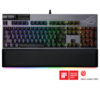 Bàn phím cơ chơi game ROG Strix Flare II Animate được trang bị màn hình LED AniMe Matrix ™, tốc độ polling rate 8000 Hz, các switch cơ học ROG NX hoặc Cherry MX có thể thay thế, điều khiển phương tiện kim loại và đệm kê cổ tay có thể điều chỉnh ánh sáng 2 h525 1