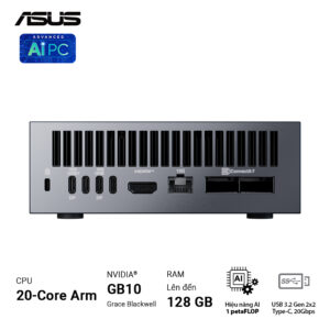 Bộ PC Mini AI Asus Ascent GX10 (Nvidia GB10/128 GB RAM/1TB M.2 NVMe SSD) 7 Ascent GX10 06