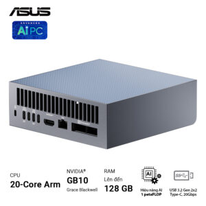 Bộ PC Mini AI Asus Ascent GX10 (Nvidia GB10/128 GB RAM/1TB M.2 NVMe SSD) 8 Ascent GX10 07