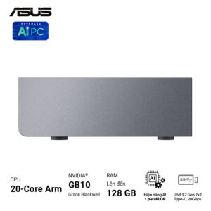 Bộ PC Mini AI Asus Ascent GX10 (Nvidia GB10/128 GB RAM/1TB M.2 NVMe SSD) 9 Ascent GX10 08