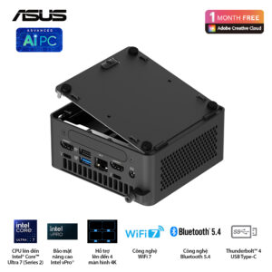 ASUS NUC 15 Pro Tall BNUC15CRHI500000 CORE5-120U/2xDDR5-6400/2xNVMe,SATA/ 2x HDMI 2.1/2x Thunderbolt/ VESA MOUNT - Bảo hành 36 tháng 4 NUC 15 Pro Tall 15