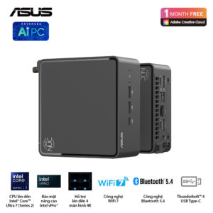 ASUS NUC 15 Pro Tall BNUC15CRHI500000 CORE5-120U/2xDDR5-6400/2xNVMe,SATA/ 2x HDMI 2.1/2x Thunderbolt/ VESA MOUNT - Bảo hành 36 tháng 9 NUC 15 Pro Tall 16
