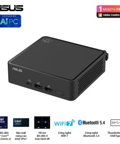 Bộ Mini PC ASUS NUC 15 PRO Slim BNUC15CRLIP00000 U300/2xDDR5-5200/1xNVMe/ 2x HDMI 2.1/1x Type-C/ VESA MOUNT 4 NUC 15 Pro Slim 04