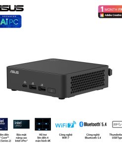Bộ Mini PC ASUS NUC 15 PRO Slim BNUC15CRLIP00000 U300/2xDDR5-5200/1xNVMe/ 2x HDMI 2.1/1x Type-C/ VESA MOUNT 3 NUC 15 Pro Slim 05