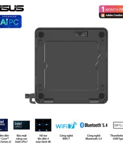 Bộ Mini PC ASUS NUC 15 PRO Slim BNUC15CRLIP00000 U300/2xDDR5-5200/1xNVMe/ 2x HDMI 2.1/1x Type-C/ VESA MOUNT 9 NUC 15 Pro Slim 13