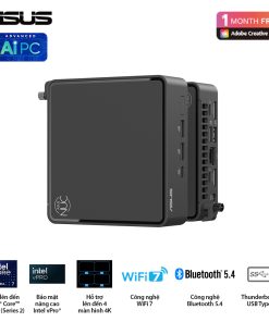 Bộ Mini PC ASUS NUC 15 PRO Slim BNUC15CRLIP00000 U300/2xDDR5-5200/1xNVMe/ 2x HDMI 2.1/1x Type-C/ VESA MOUNT 11 NUC 15 Pro Slim 16