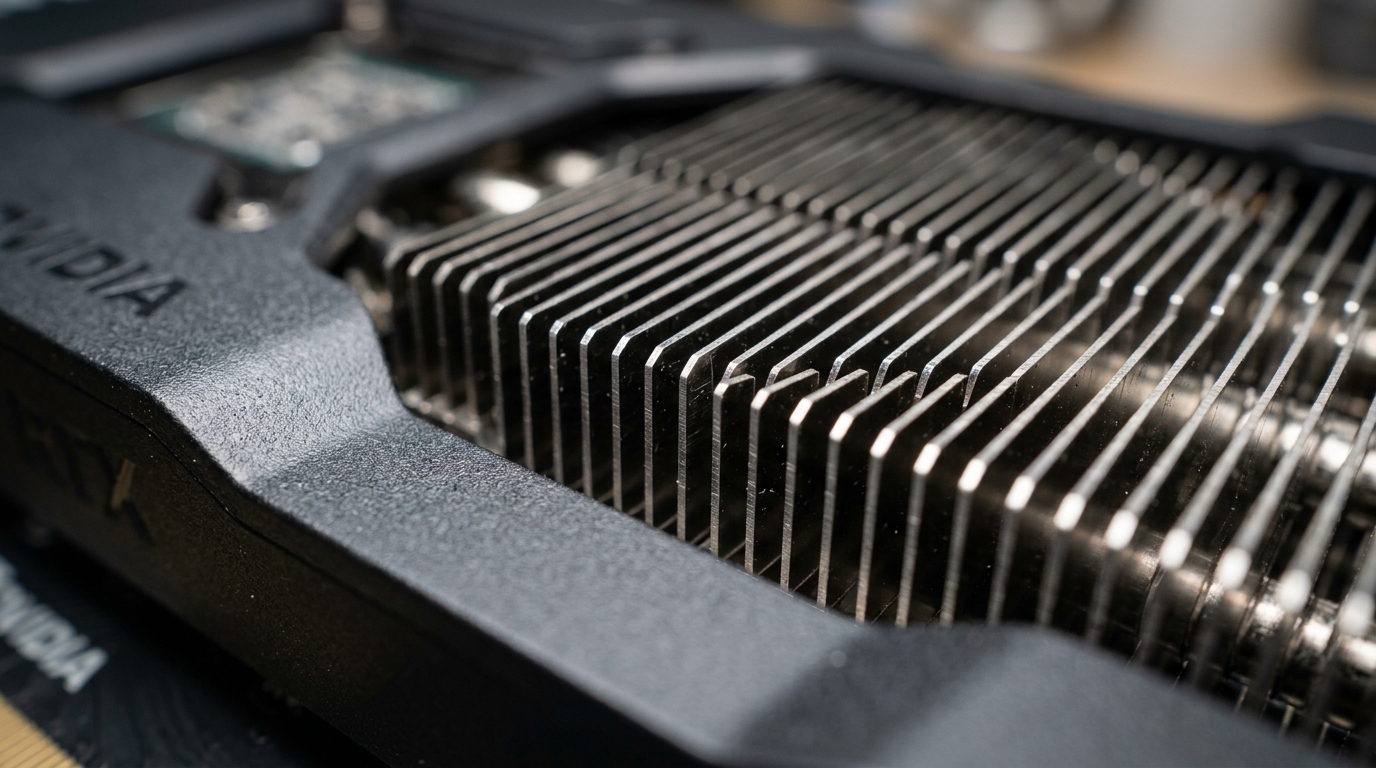 Cận cảnh lá tản nhiệt và vỏ Card màn hình NVIDIA RTX A400. Cận cảnh lá tản nhiệt và vỏ Card màn hình NVIDIA RTX A400.