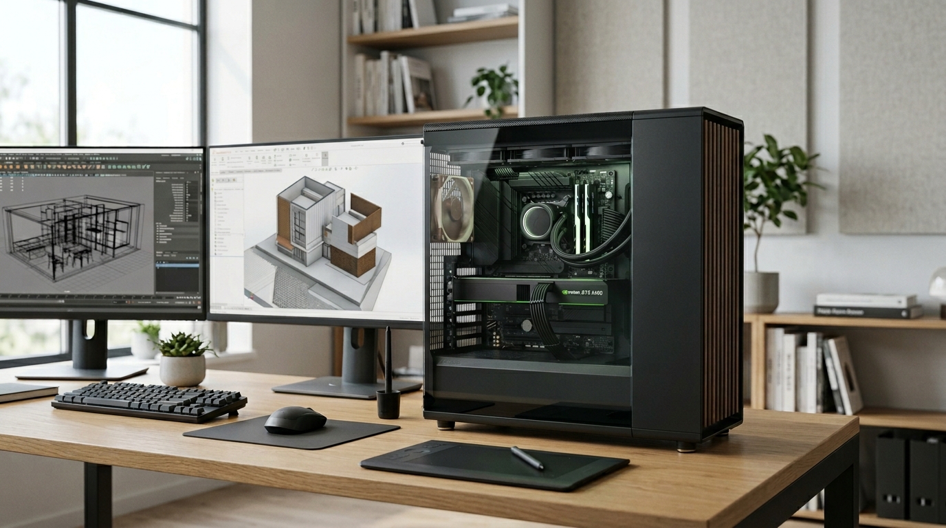 **Card màn hình NVIDIA RTX A400 bên trong PC qua kính cường lực.** **Card màn hình NVIDIA RTX A400 bên trong PC qua kính cường lực.**